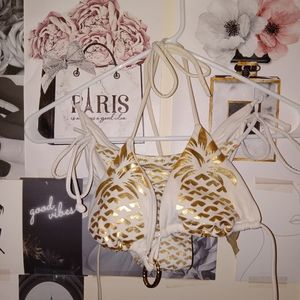 ♡♡Victoria's Secret  Pineapple bikini (S/P)